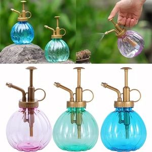 Pink Plant Mister Vintage Style Decorative Water Spray Plastic with Top Pump